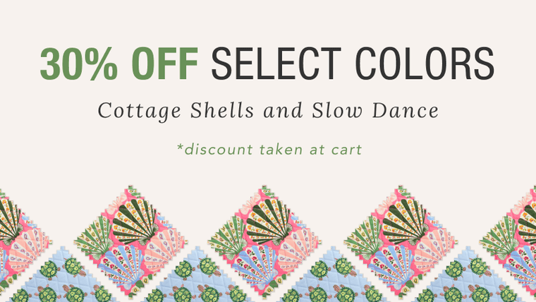 30% off Select Colors
