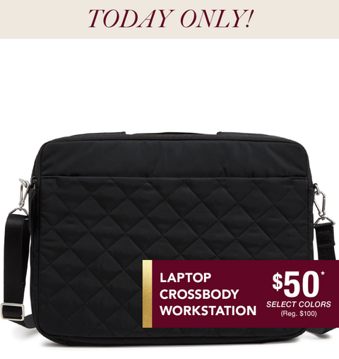 Laptop Crossbody Workstation in Select Colors $50