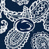 Collegiate Plush XL Throw Blanket-Navy/White Bandana with Penn State University Logo-Image 2-Vera Bradley