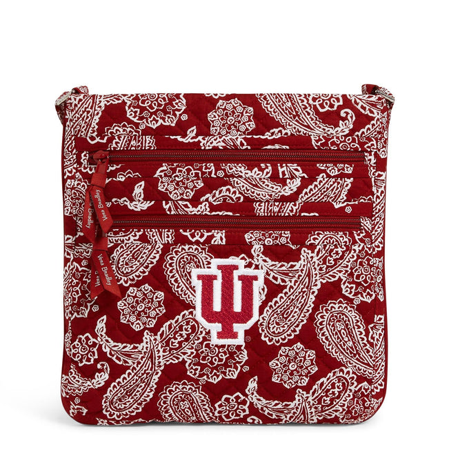Indiana University Collegiate Triple Zip Hipster Crossbody Bag | Vera ...