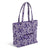 Collegiate Vera Tote Bag-Purple/White Bandana with Texas Christian University-Image 2-Vera Bradley