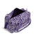 Collegiate Large Travel Duffel Bag-Purple/White Bandana with Louisiana State University-Image 3-Vera Bradley