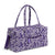 Collegiate Large Travel Duffel Bag-Purple/White Bandana with Louisiana State University-Image 2-Vera Bradley
