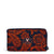 Collegiate RFID Front Zip Wristlet-Navy/Orange Bandana with Univeristy of Virginia Logo-Image 1-Vera Bradley
