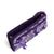 Collegiate RFID Front Zip Wristlet-Purple/White Bandana with Louisiana State University-Image 2-Vera Bradley