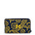 Collegiate RFID Front Zip Wristlet-Navy/Gold Bandana with University of Michigan Logo-Image 1-Vera Bradley