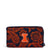 Collegiate RFID Front Zip Wristlet-Navy/Orange Bandana with University of Illinois Logo-Image 1-Vera Bradley