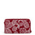 Collegiate RFID Front Zip Wristlet-Cardinal/White Bandana with The University of Alabama Logo-Image 1-Vera Bradley
