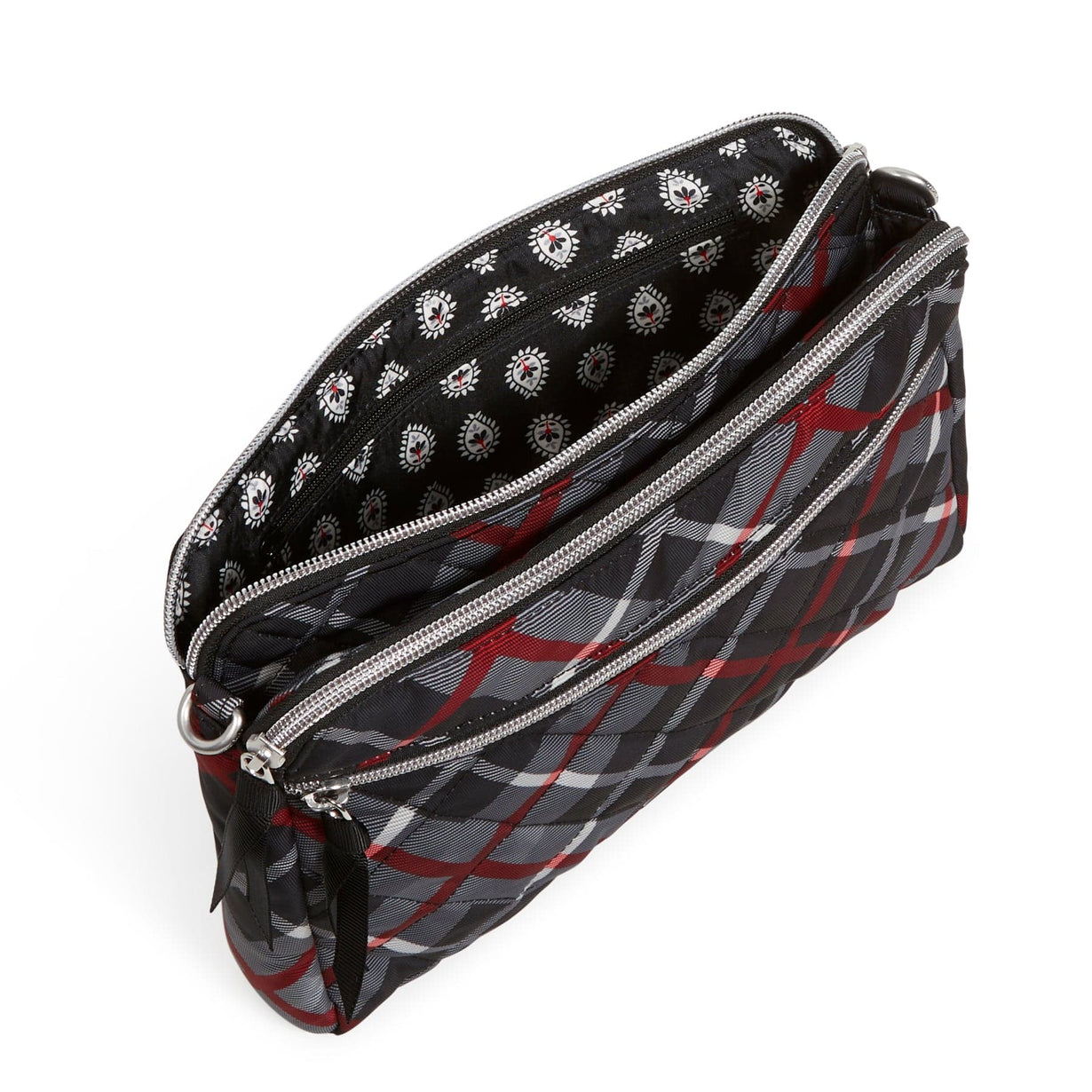 Triple Compartment Crossbody Bag Paris Plaid Vera Bradley