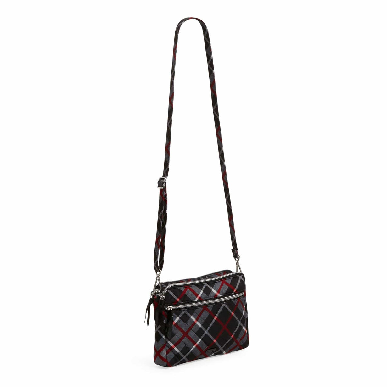 Triple Compartment Crossbody Bag Paris Plaid Vera Bradley