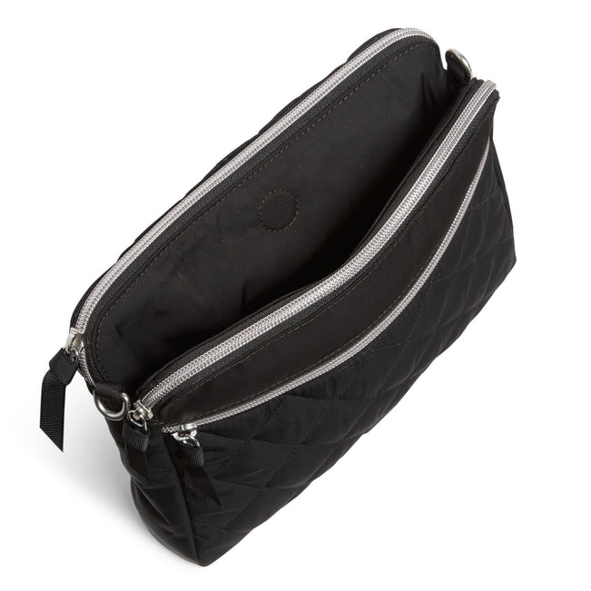 Triple Compartment Crossbody Bag - Performance Twill Black | Vera Bradley