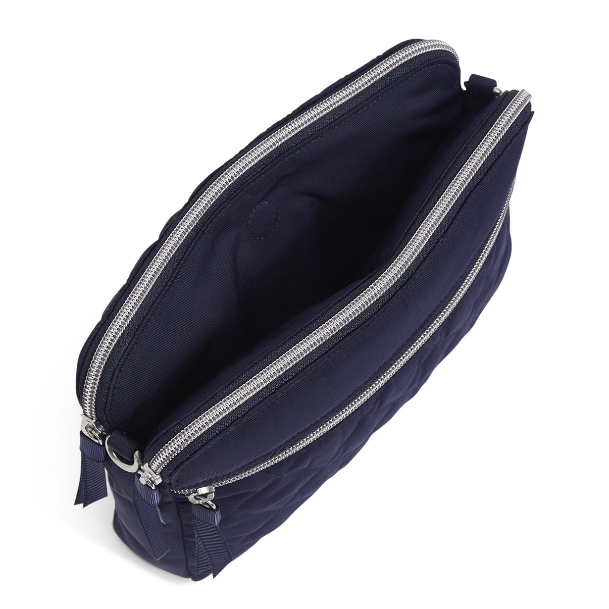 Triple Compartment Crossbody Bag Performance Twill Classic Navy