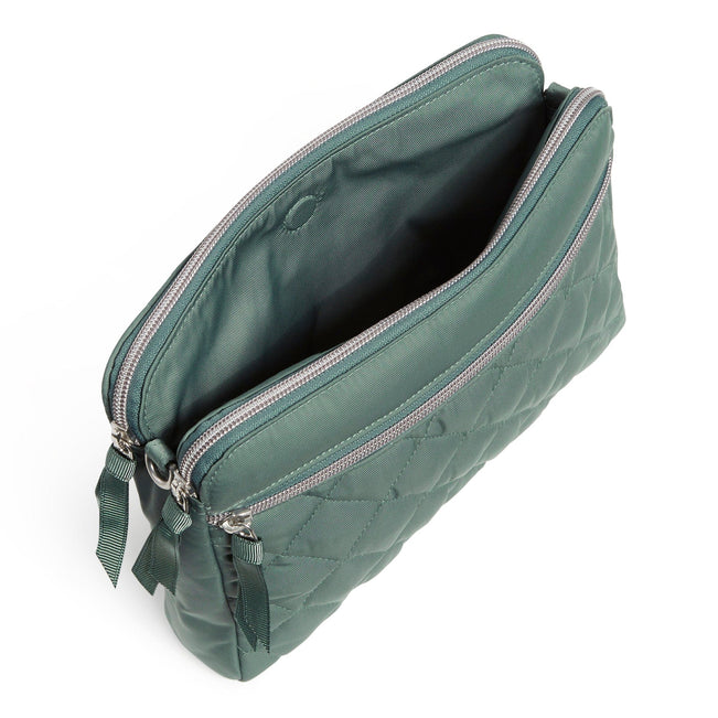 Green Triple Compartment Crossbody Bag Vera Bradley