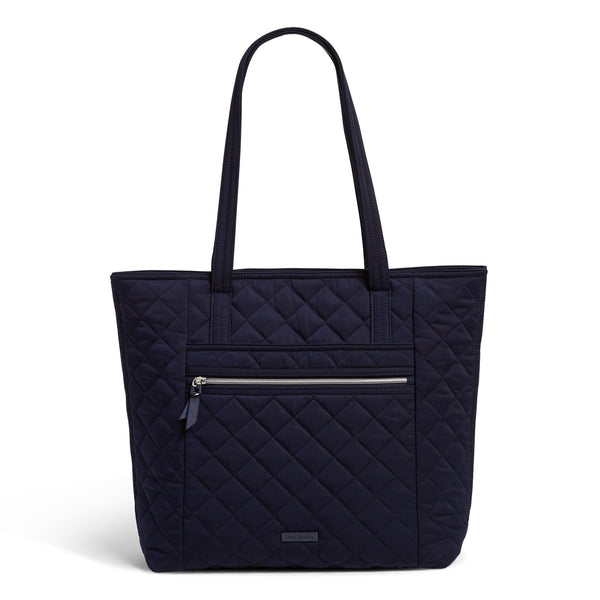 Vera bradley tote online with leather handles