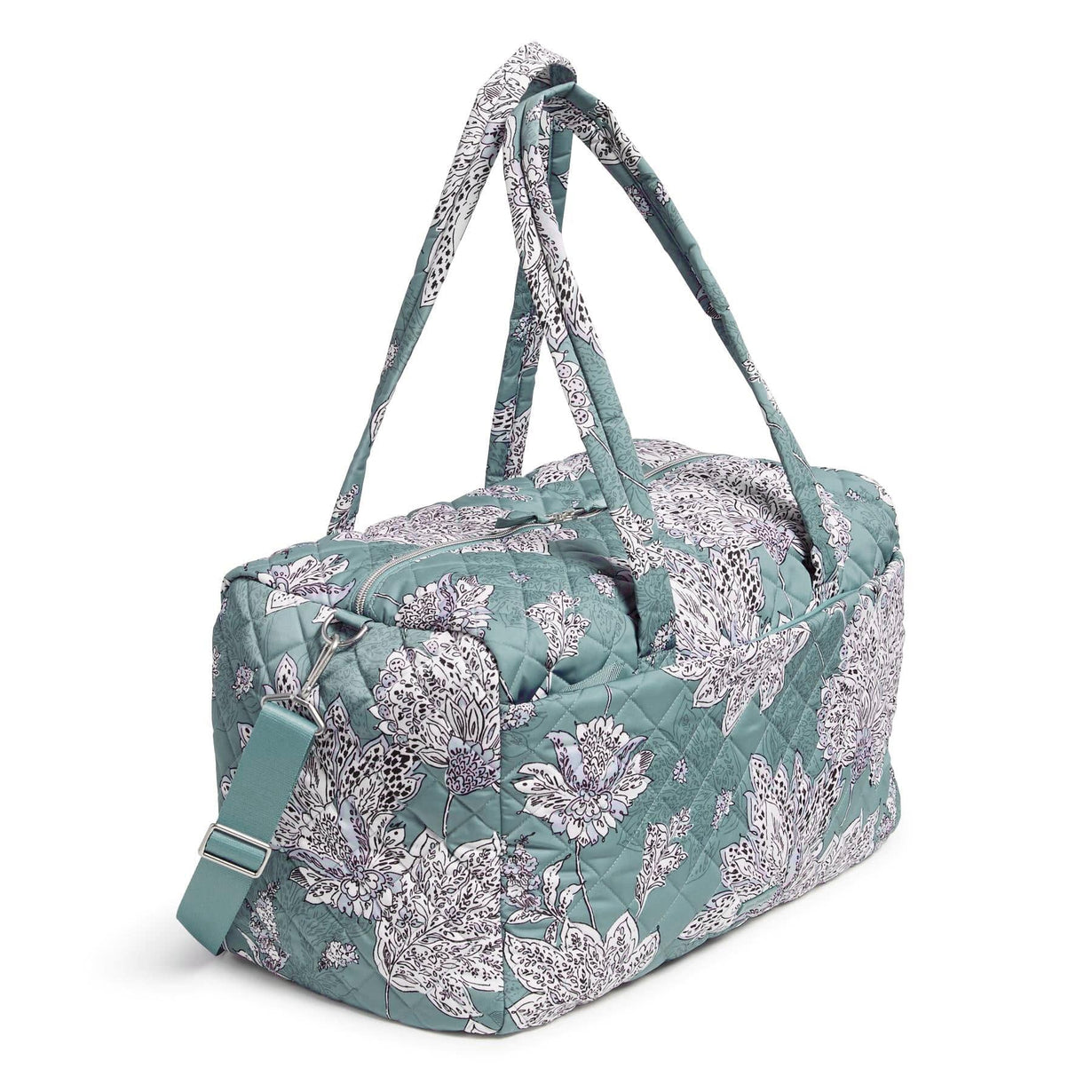 Large Travel Duffel Bag Tiger Lily Blue Oar Vera Bradley