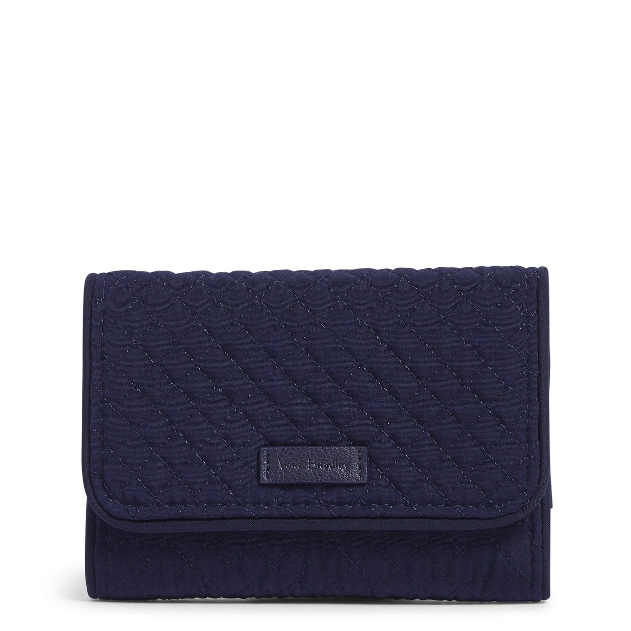 RFID Riley Compact Wallet Microfiber Classic Navy Vera Bradley