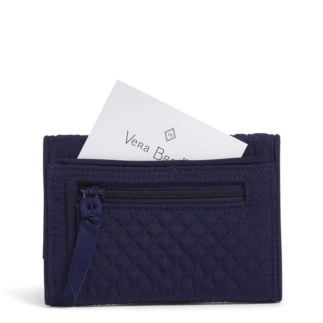 RFID Riley Compact Wallet Microfiber Classic Navy Vera Bradley