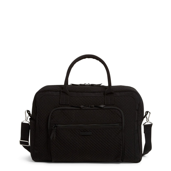Vera bradley black duffel bag sale