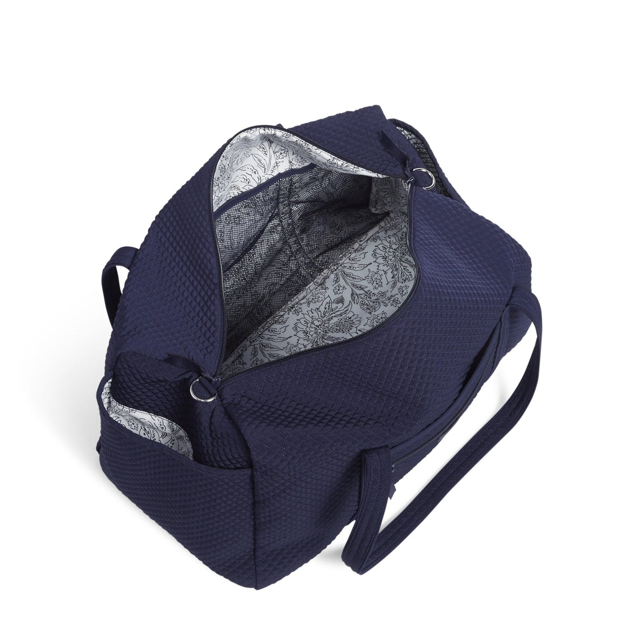 Large Travel Duffel Bag Microfiber Classic Navy Vera Bradley