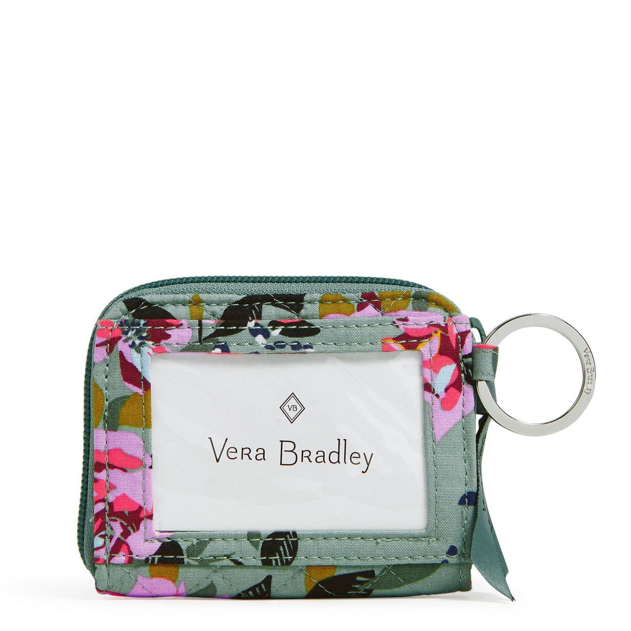 RFID Petite ZipAround Wallet Rosy Outlook Vera Bradley