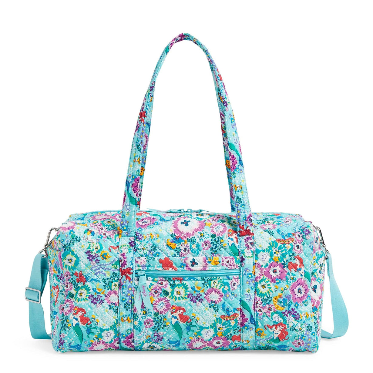 Disney Medium Travel Duffel Bag - Ariel Floral | Vera Bradley