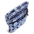 Triple Zip Hipster Crossbody Bag-Island Tile Blue-Image 5-Vera Bradley
