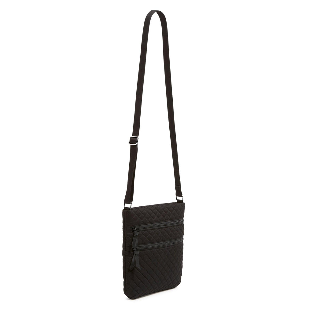 Triple Zip Hipster Crossbody Bag - Recycled Cotton Black | Vera Bradley