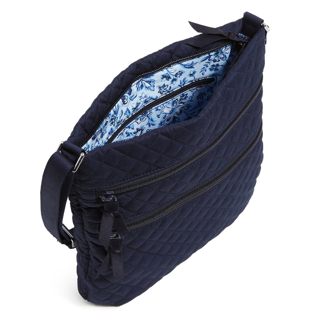 Blue Triple Zip Hipster Crossbody Bag Vera Bradley