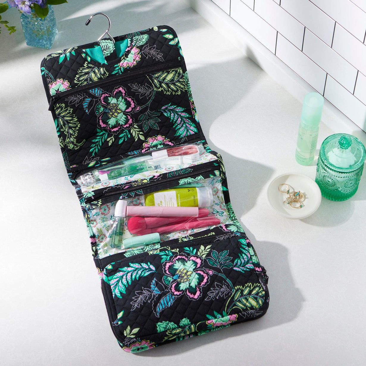 Hanging Travel Organizer Cotton Vera Bradley