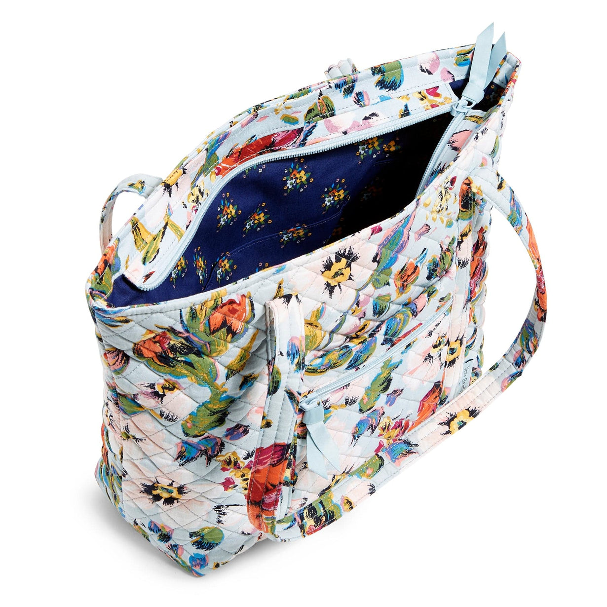 Small Vera Tote Bag Sea Air Floral Vera Bradley