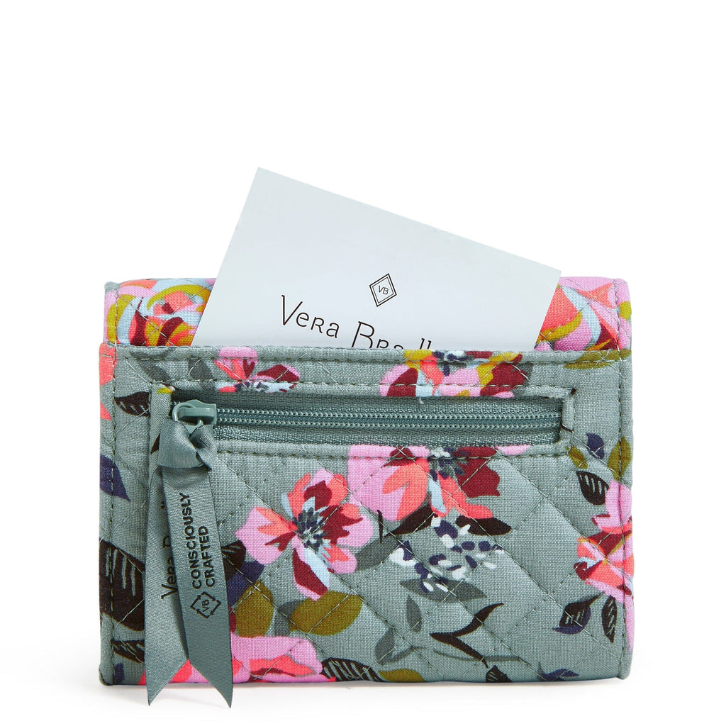 RFID Riley Compact Wallet Rosy Outlook Vera Bradley