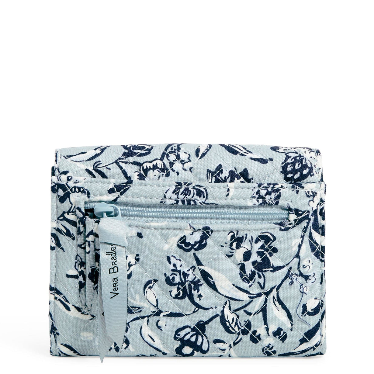 RFID Riley Compact Wallet - Perennials Gray | Vera Bradley