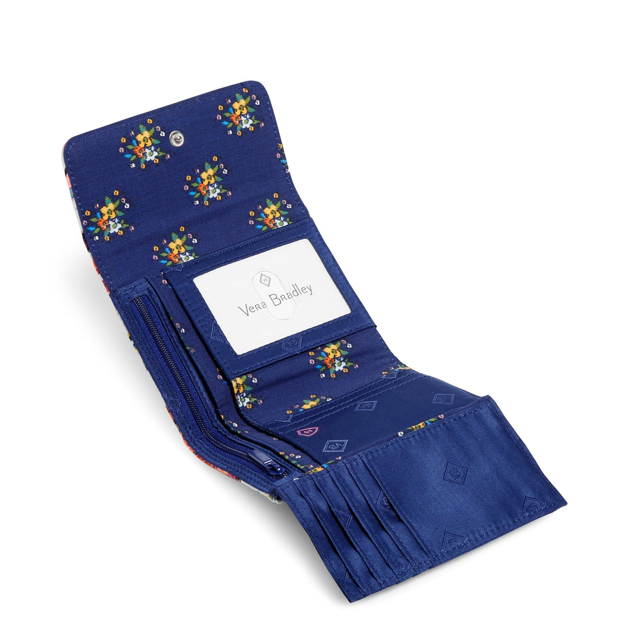 RFID Riley Compact Wallet Sea Air Floral Vera Bradley