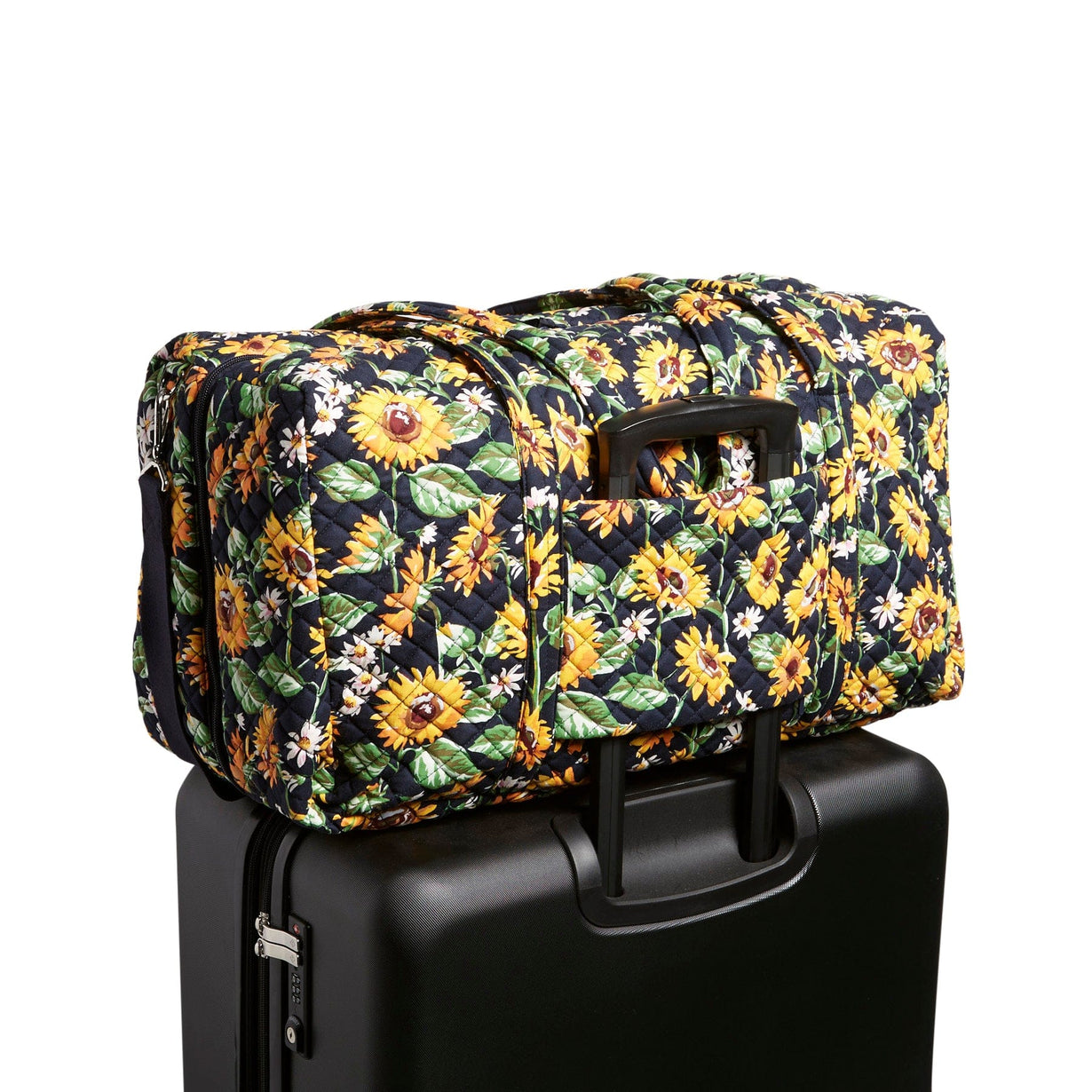 Lay Flat Travel Duffel Bag Cotton Vera Bradley