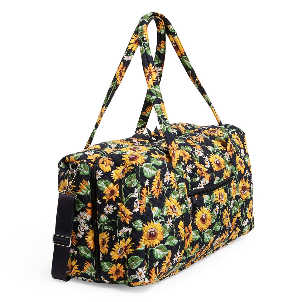 Lay Flat Travel Duffel Bag Cotton Vera Bradley
