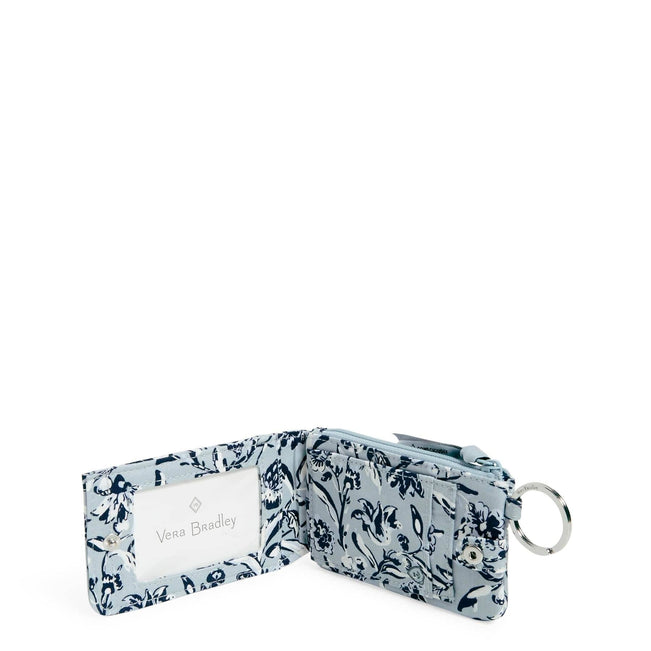 RFID Deluxe Zip ID Case Perennials Gray Vera Bradley