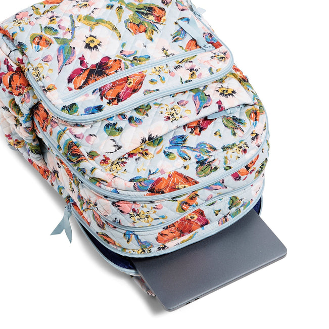 Blue XL Campus Backpack - Sea Air Floral