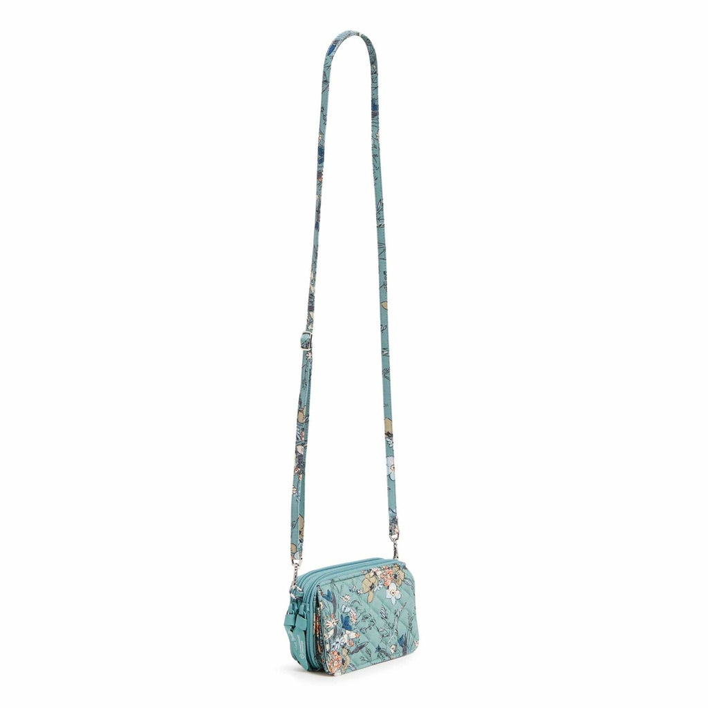 RFID All in One Crossbody Bag Sunlit Garden Sage Vera Bradley