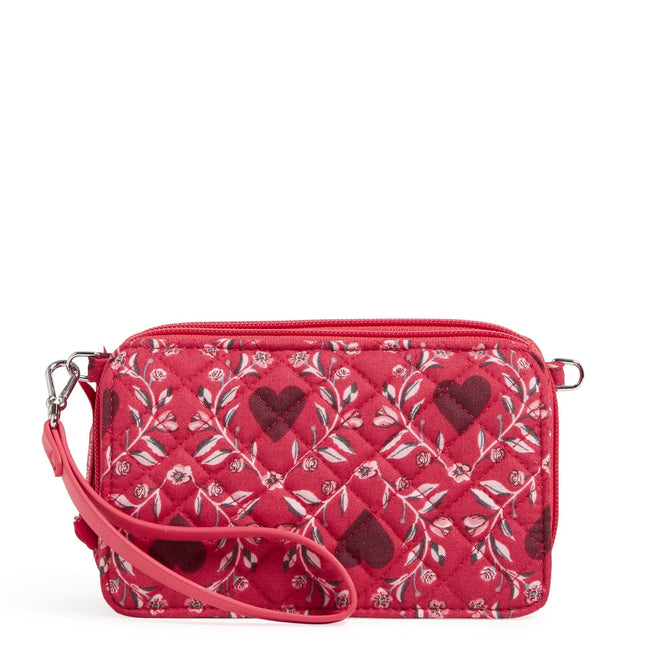RFID All in One Crossbody Bag Imperial Hearts Red Vera Bradley