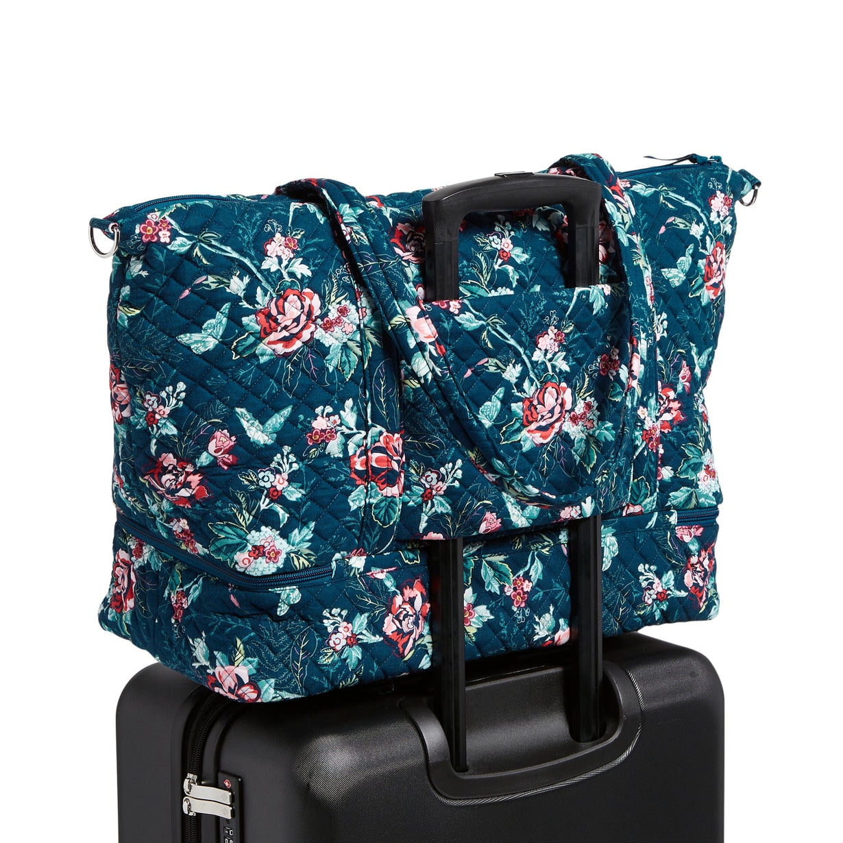 Vera Bradley Vera Bradley Deluxe Tote Travel Bag, Hope Blooms-Recycled 