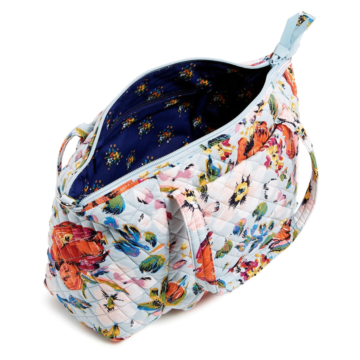 Pleated MultiStrap Satchel Cotton Vera Bradley