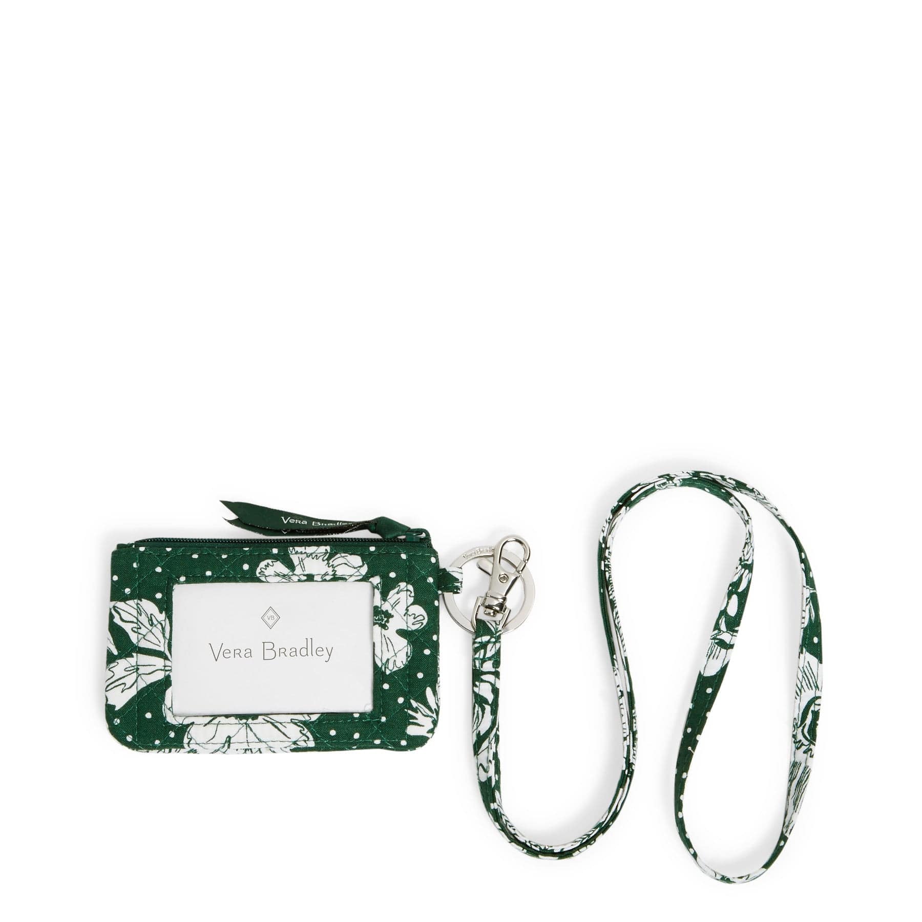 Vera Bradley Zip ID Lanyard in Tranquil Medallion | The