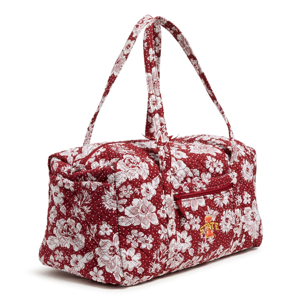Iowa State University Collegiate Large Travel Duffel Bag Vera Bradley