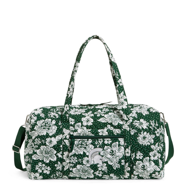 Michigan State University Collegiate Large Travel Duffel Bag Vera Bradley