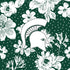 Collegiate Large Travel Duffel Bag-Dark Green/White Rain Garden with Michigan State University Logo-Image 4-Vera Bradley