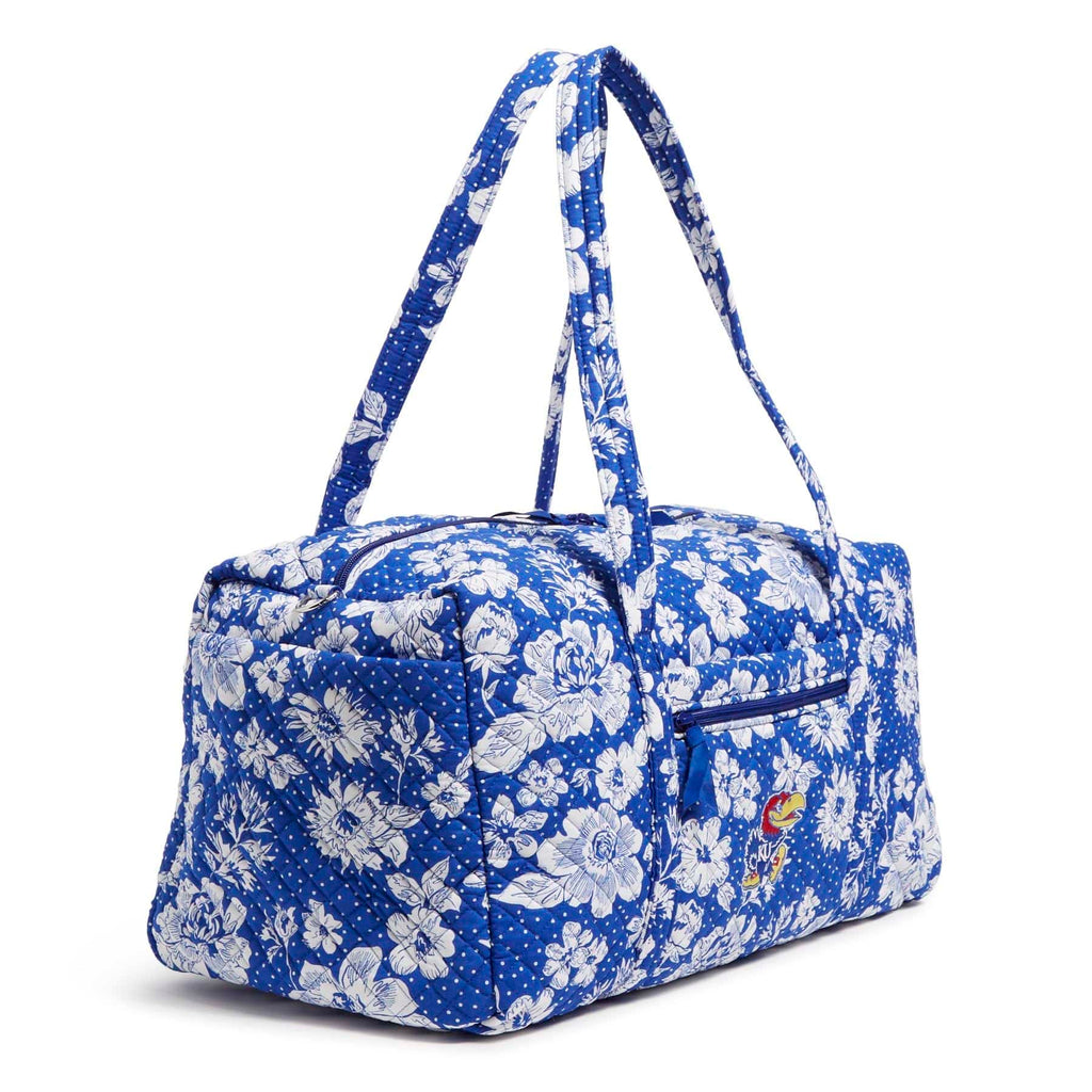 Collegiate Large Travel Duffel Bag Cotton Vera Bradley