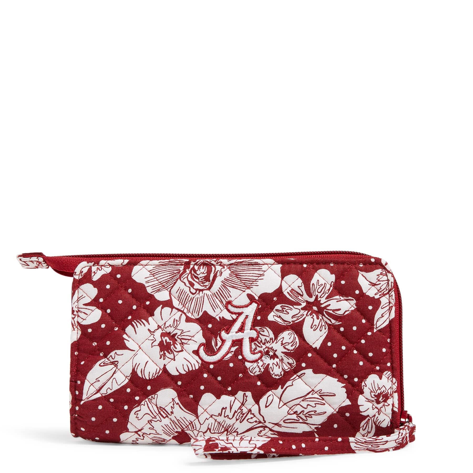The University of Alabama Collegiate RFID Front Zip Wristlet