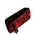 Collegiate RFID Front Zip Wristlet-Red/Black Rain Garden with University of Georgia Logo-Image 2-Vera Bradley
