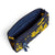 Collegiate RFID Front Zip Wristlet-Navy/Gold Rain Garden with University of Michigan Logo-Image 3-Vera Bradley