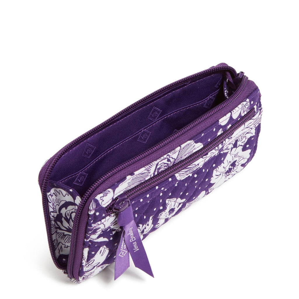 Clemson University Collegiate RFID Front Zip Wristlet Vera Bradley